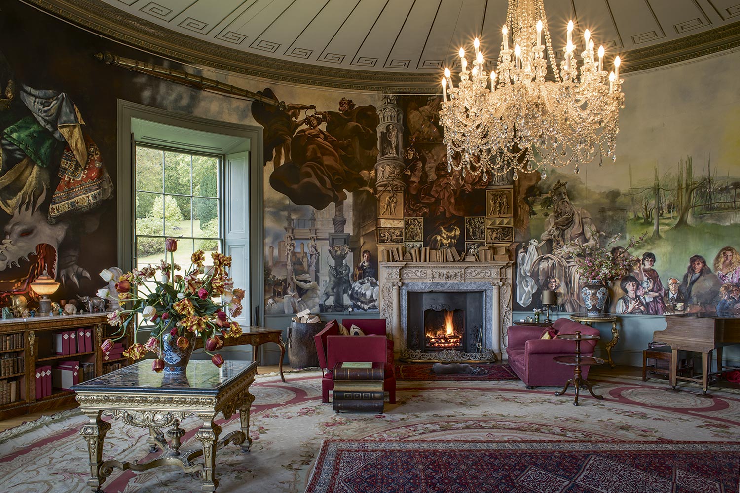 Port Eliot's Round Room - perfect place to wow guests with a Champagne reception and canapés